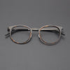 Leander Titanium Vintage Round Eyeglasses Frames 9704