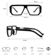 Spencer Irregular Hinged Leg Large Glasses Frame