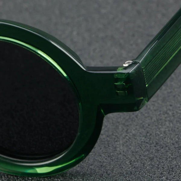 Campos Vintage Acetate Round Polarized Sunglasses