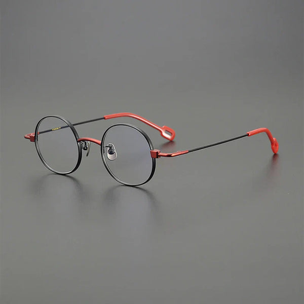 Desire Titanium Round Glasses Frame