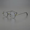 Desire Titanium Round Glasses Frame