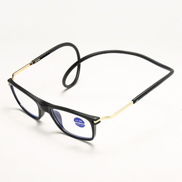 Magnetic Hanging Neck Portable Anti-Blue Light Reading Glasses