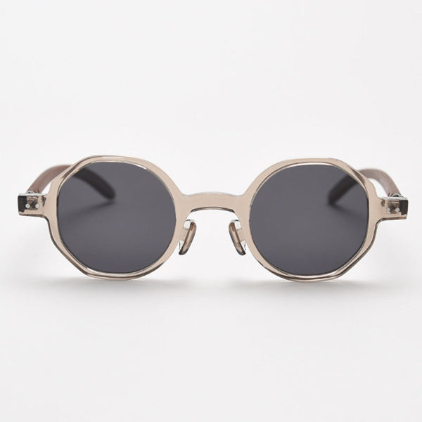 Yuki TR90 Vintage Round Sunglasses