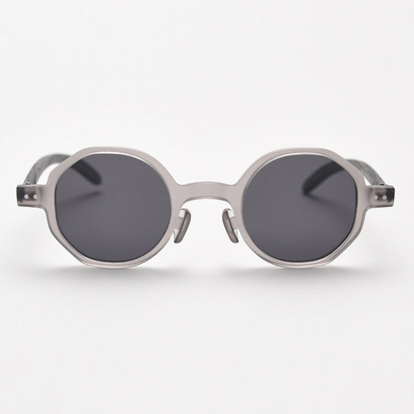 Yuki TR90 Vintage Round Sunglasses