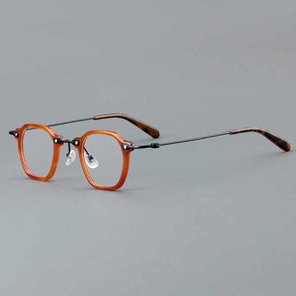 Adlin Titanium Acetate Rectangle Glasses Frame