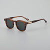 Elijah Vintage Acetate Round Polarized Sunglasses