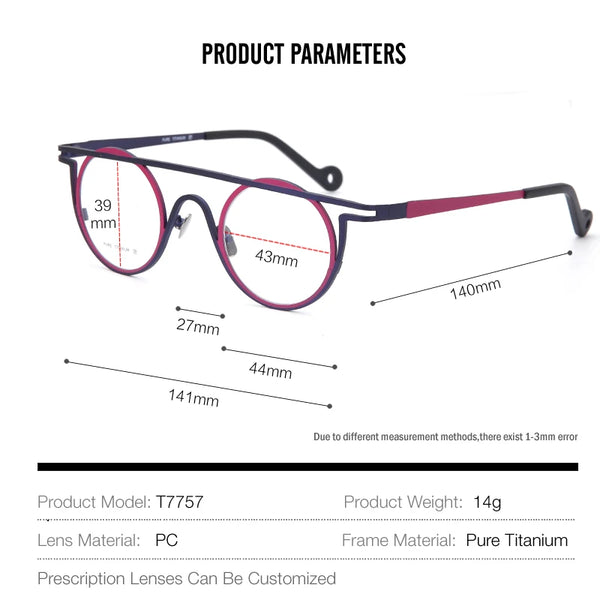 Owen Pure Titanium Glasses Frame