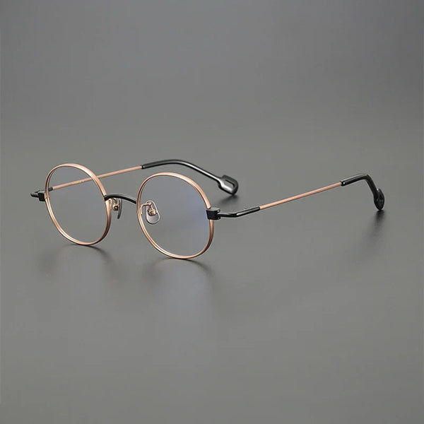 Desire Titanium Round Glasses Frame