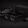 Sutton Retro Rectangle Acetate Glasses Frame