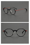 Wexler Vintage Titanium Round Glasses Frame