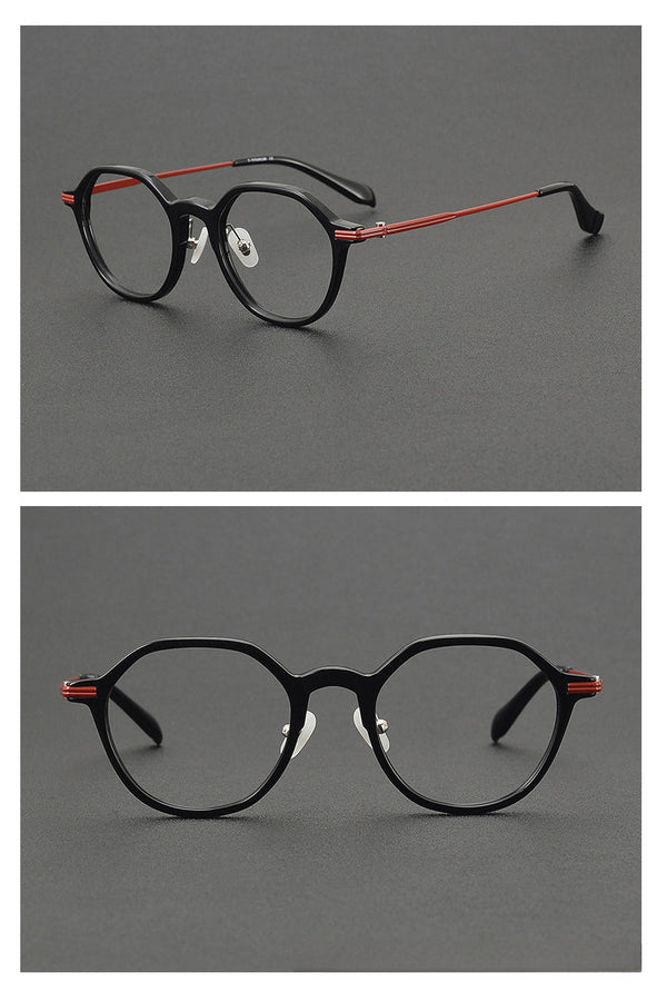 Wexler Vintage Titanium Round Glasses Frame