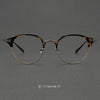 Mabry Vintage Titanium Round Glasses Frame