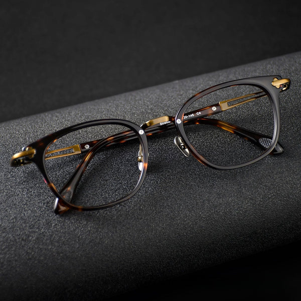 Mott Retro Square Titanium Glasses Frame