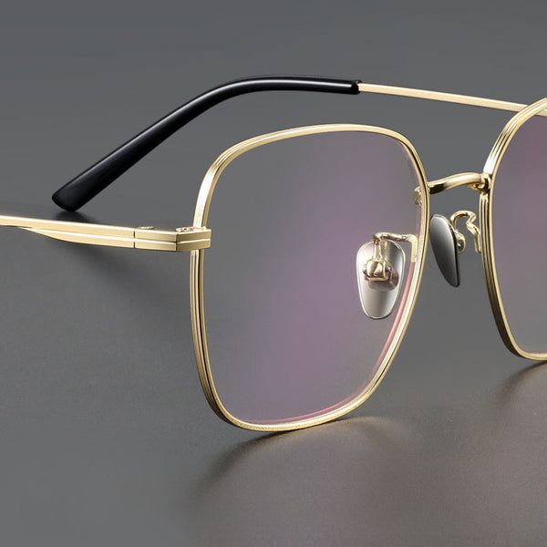 Retro Titanium Square Glasses Frame ST 1821