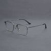 Madun Business Square Titanium Double-bridge Glasses Frame