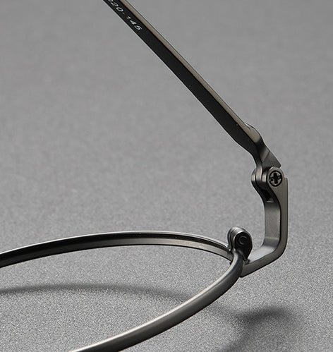 Titanium Round Glasses Frame ST MB01720J
