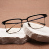Winer Retro Titanium Square Glasses Frame