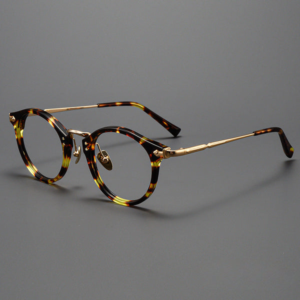 Titanium Vintage Oval Eyeglasses Frames ST BT55006