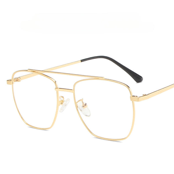 Oversize Aviator Metal Women Glasses