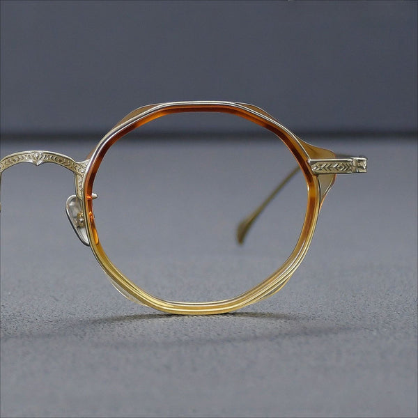 Jazzy Classic Round Acetate Glasses Frame