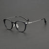 Tozo Vintage Titanium Round Glasses Frame
