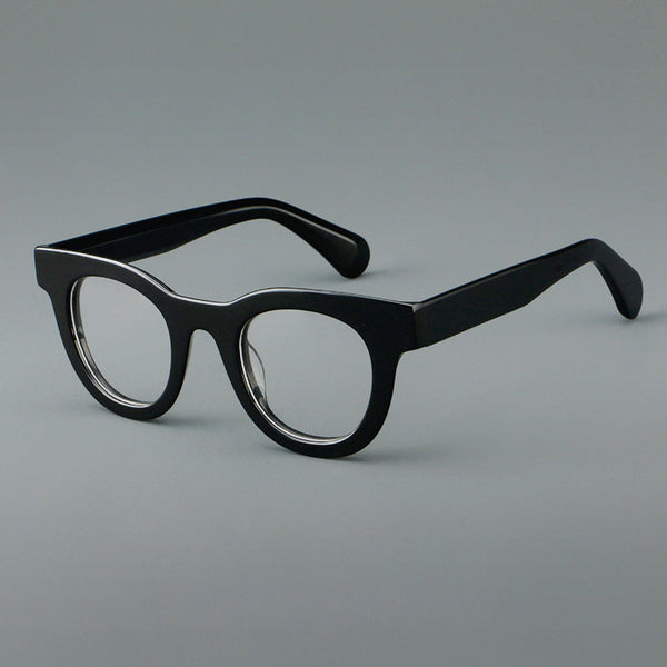 Klug Acetate Oval Retro Glasses Frame