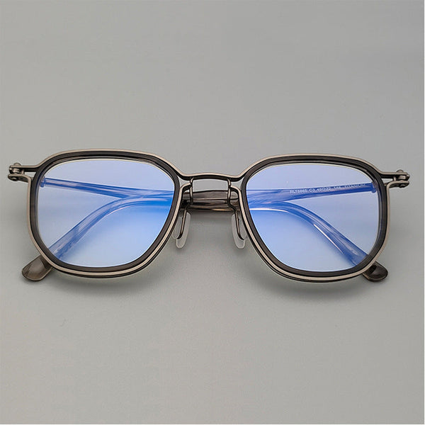 Retro Titanium Square Glasses Frame 5865
