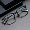 Winer Retro Titanium Square Glasses Frame