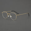 Duque Classic Geometric Titanium Glasses Frame