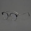 Mabry Vintage Titanium Round Glasses Frame