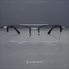 Madun Business Square Titanium Double-bridge Glasses Frame
