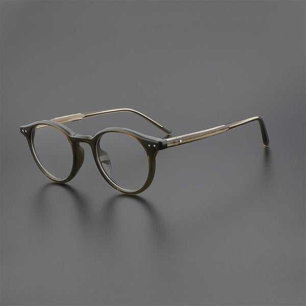 Ashlen TR90 Vintage Eyeglasses Frame With Sunglasses Clips