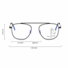 Ultra-light Aviator Multifocal Progressive Anti-Blue Light Reading Glasses