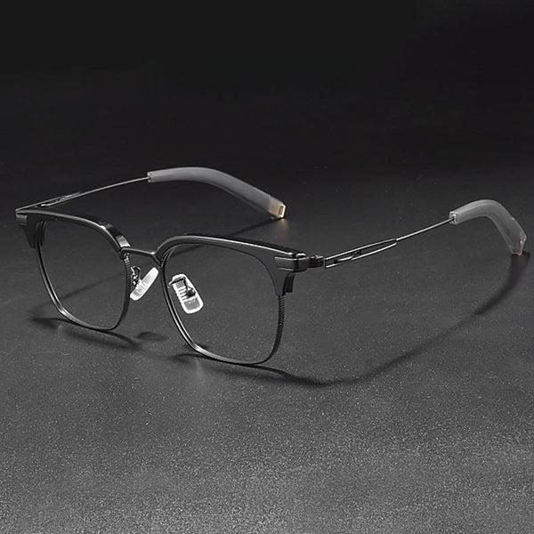 Retro Titanium Square Glasses Frame ST SS107