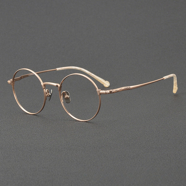 Seely Vintage Titanium Round Glasses Frame