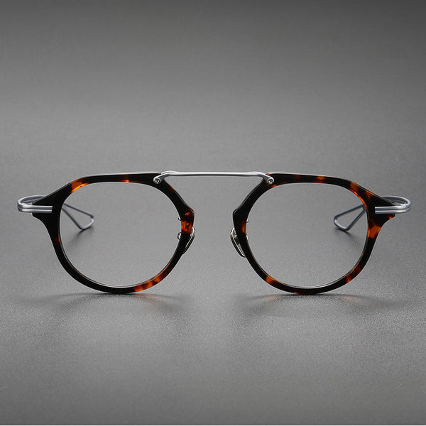 Schwan Retro Oval Titanium Glasses Frame