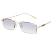 Diamond Cut Rimless Anti-Blue Light Anti-Fatigue Reading Glasses - CML2494