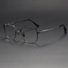 Hahn Business Square Titanium Double-bridge Glasses Frame