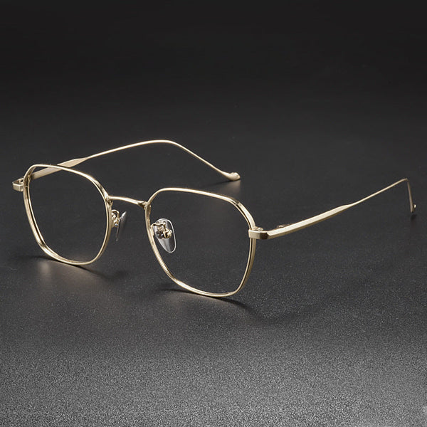 Retro Titanium Square Glasses Frame 316