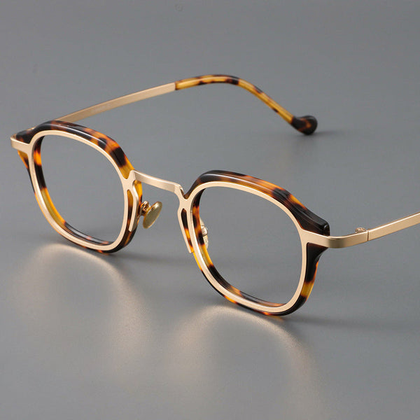Xian Titanium Vintage Round Eyeglasses Frame
