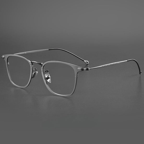 Retro Titanium Square Glasses Frame ST88009
