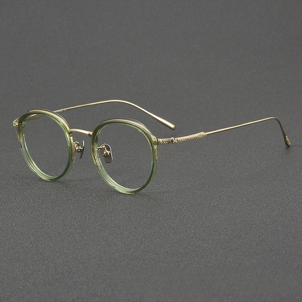 Varma Vintage Titanium Round Glasses Frame