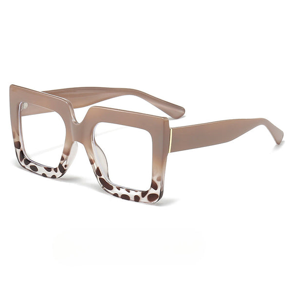 Fashion Square Large Frame Glasses