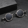 Zev Round Titanium Glasses Frame With Magnetic Sunglasses Clips