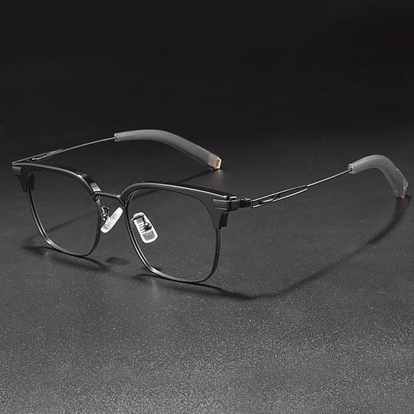 Retro Titanium Square Glasses Frame SM SS-107