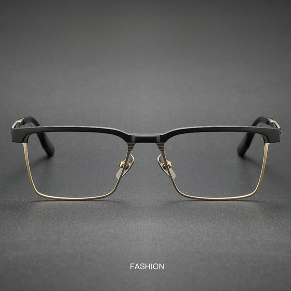 Browline Retro Titanium Ultra-Light Glasses Frame DTX137