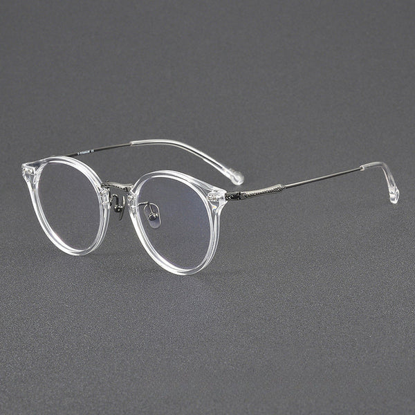 Urso Vintage Titanium Round Glasses Frame