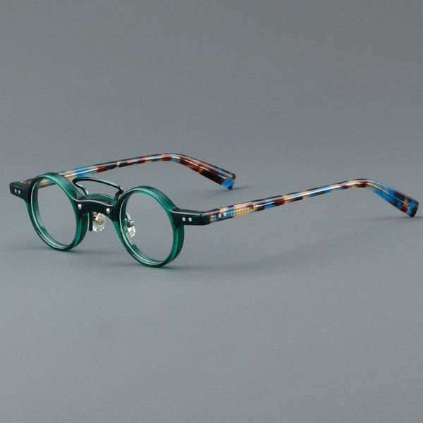 Bert Punk Retro Round Acetate Frame