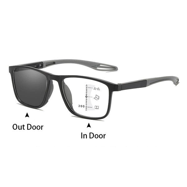 Ultra-Light Multifocal Photochromic Progressive Anti-Blue Light Reading Glasses-CML029