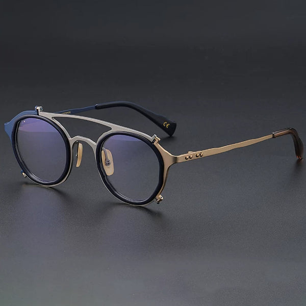 Wren Titanium Retro Hand Made Glasses Frames